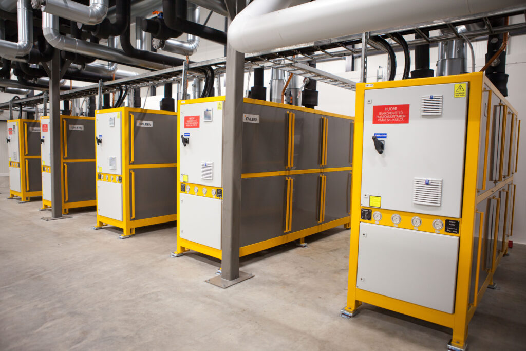 Calefan ratkaisut tehostavat tuotantoteollisuuden prosessijäähdytystä.